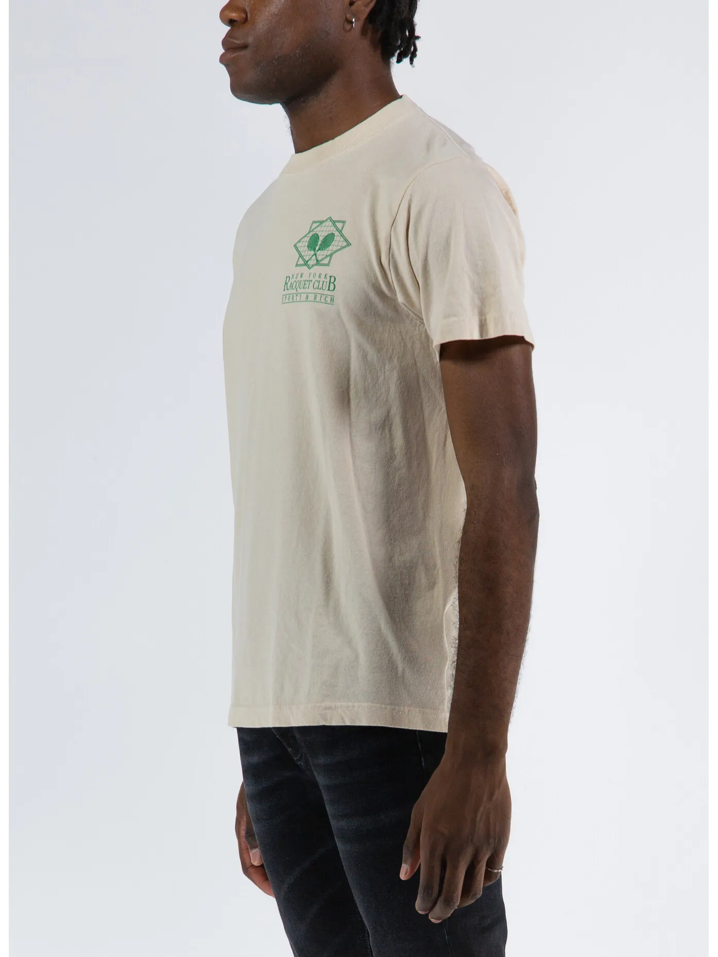     -SPORTY&RICH    -RACQUET CLUB T-SHIRT-