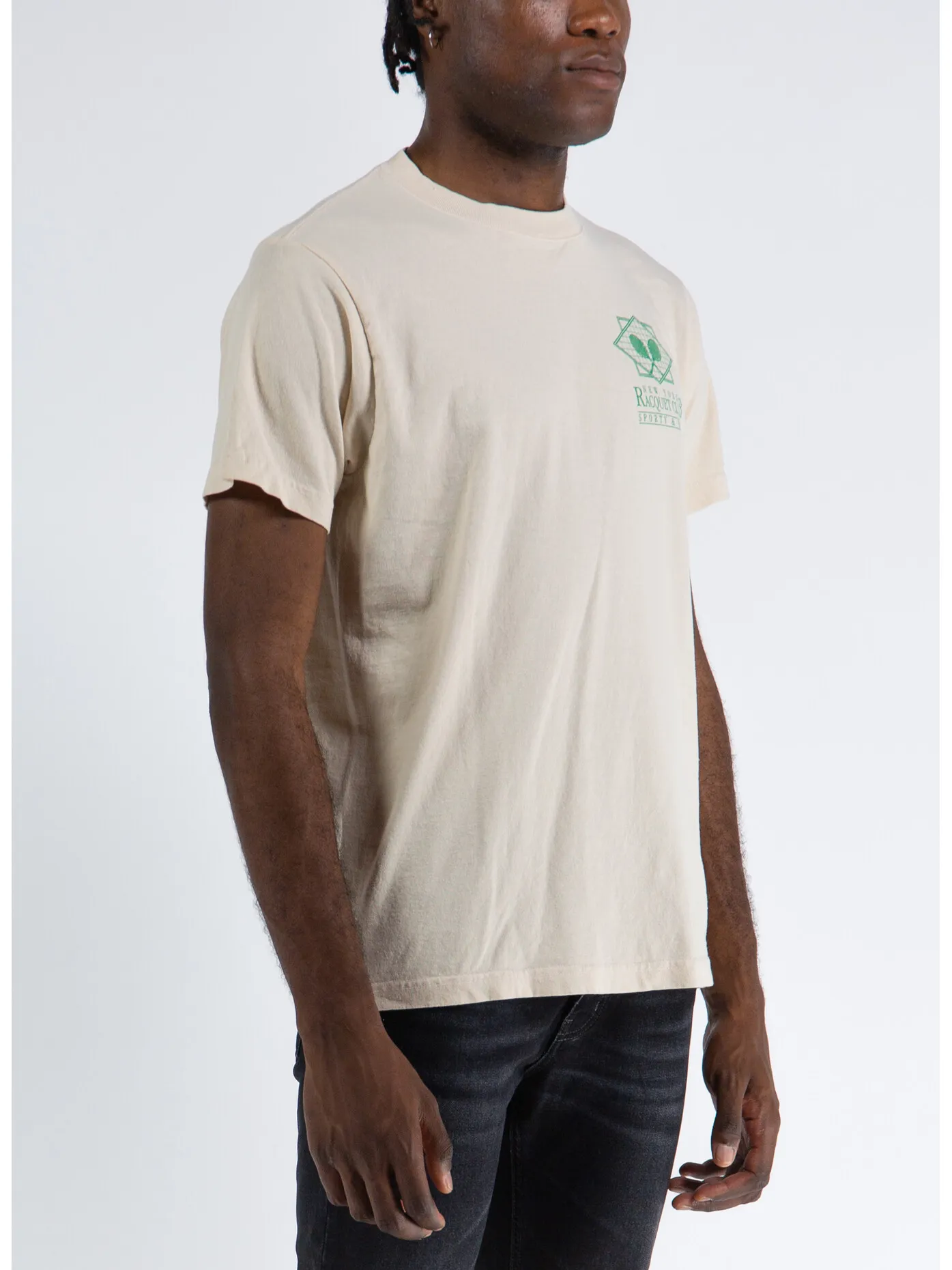     -SPORTY&RICH    -RACQUET CLUB T-SHIRT-
