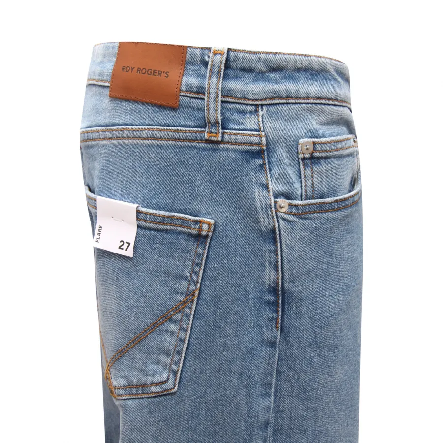 1315AV JEANS DONNA ROY ROGER'S SUPER WIDE WOMAN TROUSERS