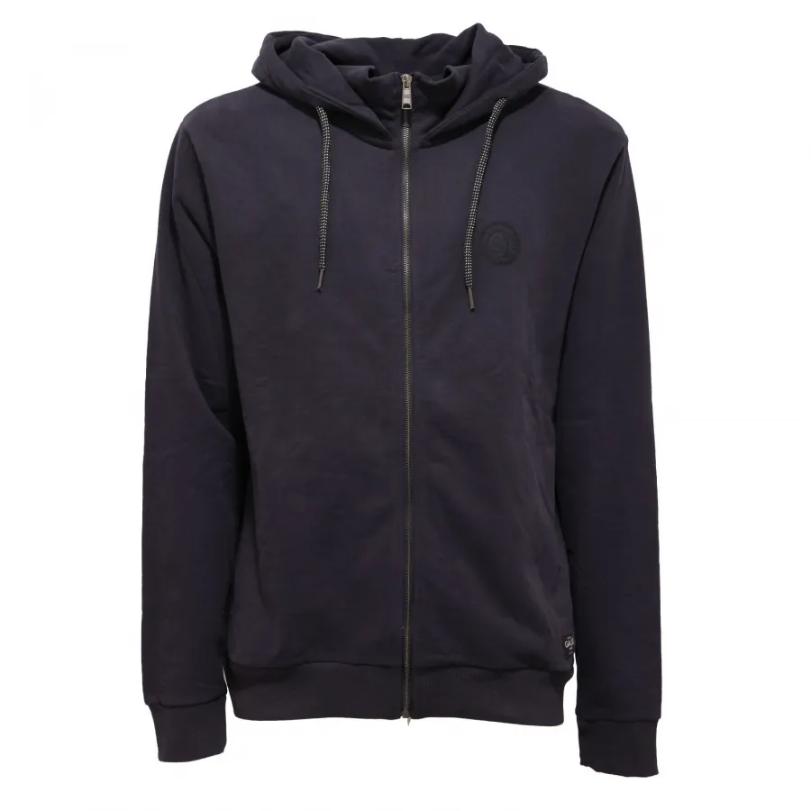 3241J felpa uomo GAUDI' JEANS blue delave' sweatshirt man