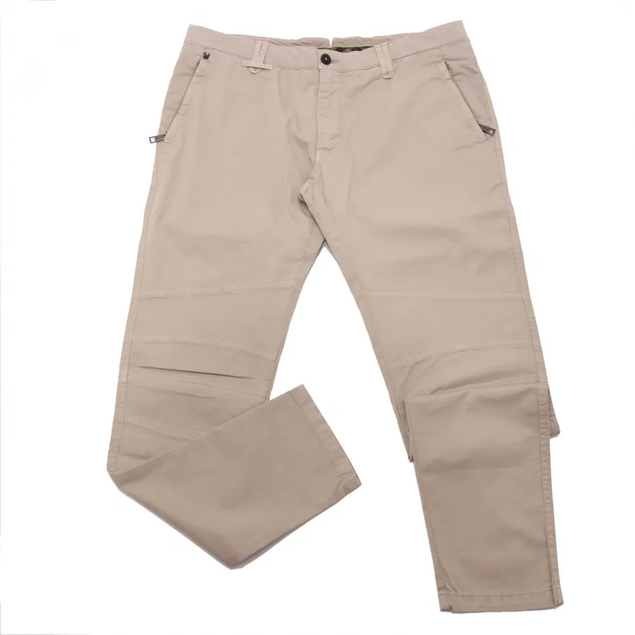 5125AE pantalone uomo MESSAGERIE beige cotton trouser man