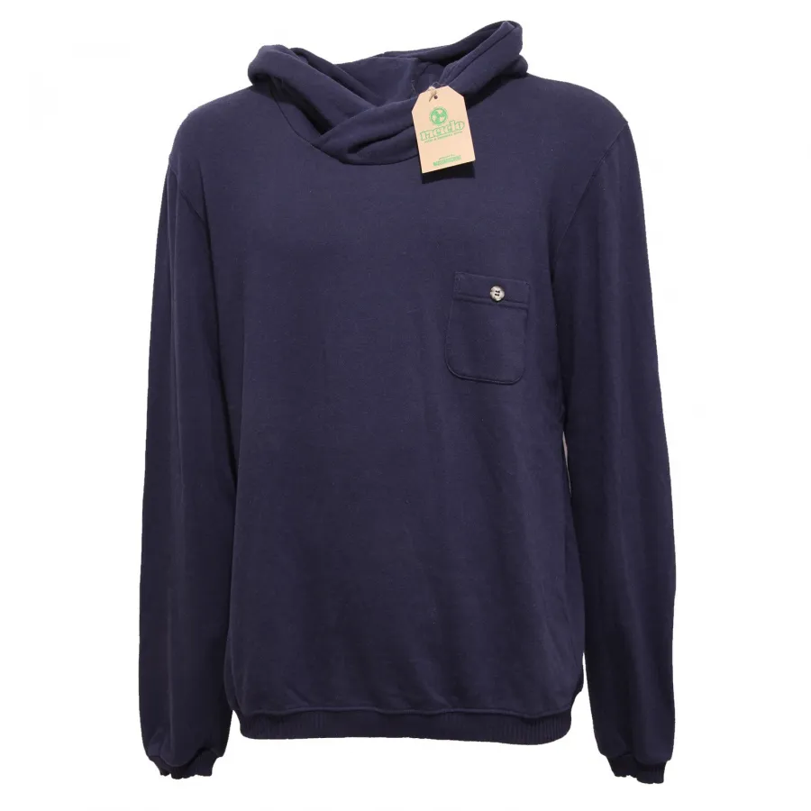 5235Q felpa uomo MADSON DISCOUNT blu sweatshirt men