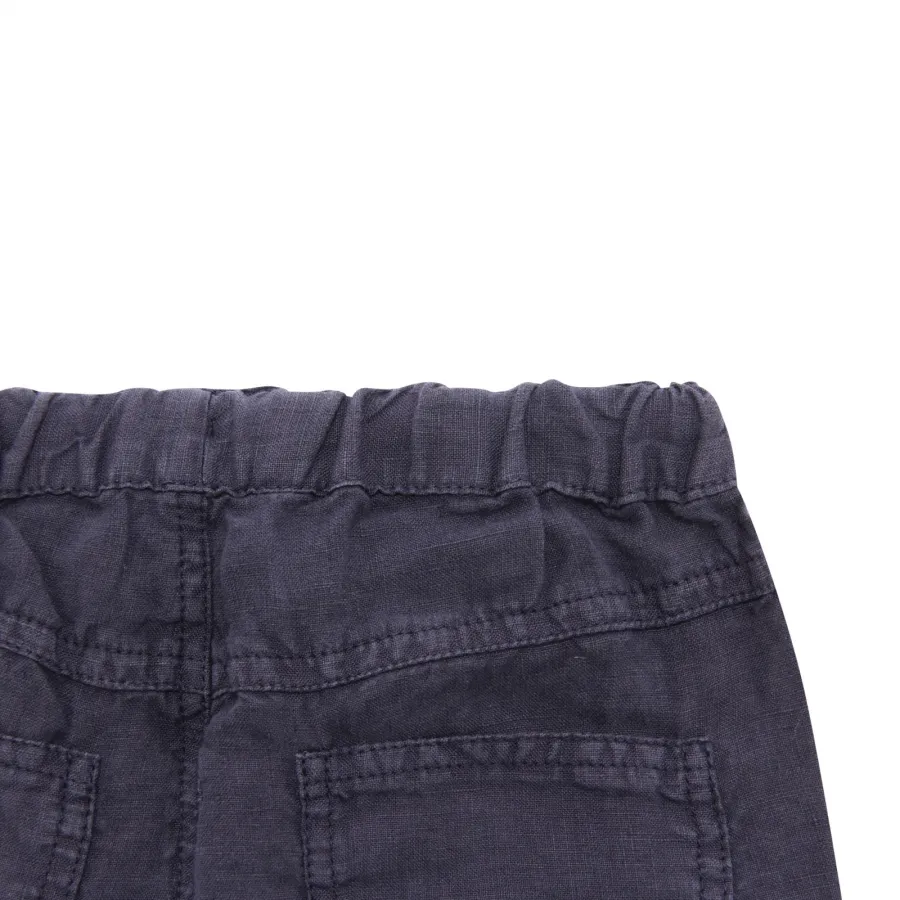 7191AP pantalone bimbo IL GUFO boy kid linen trousers