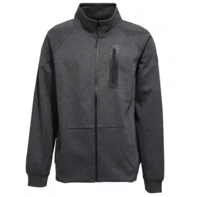 8691AA felpa uomo GAUDI' JEANS dark grey full zip sweatshirt man