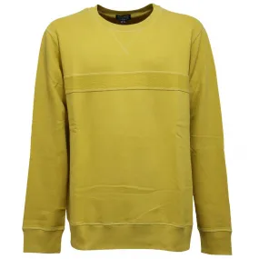 9791AA felpa uomo WOOLRICH REVERSIBLE LIME cotton sweatshirt man