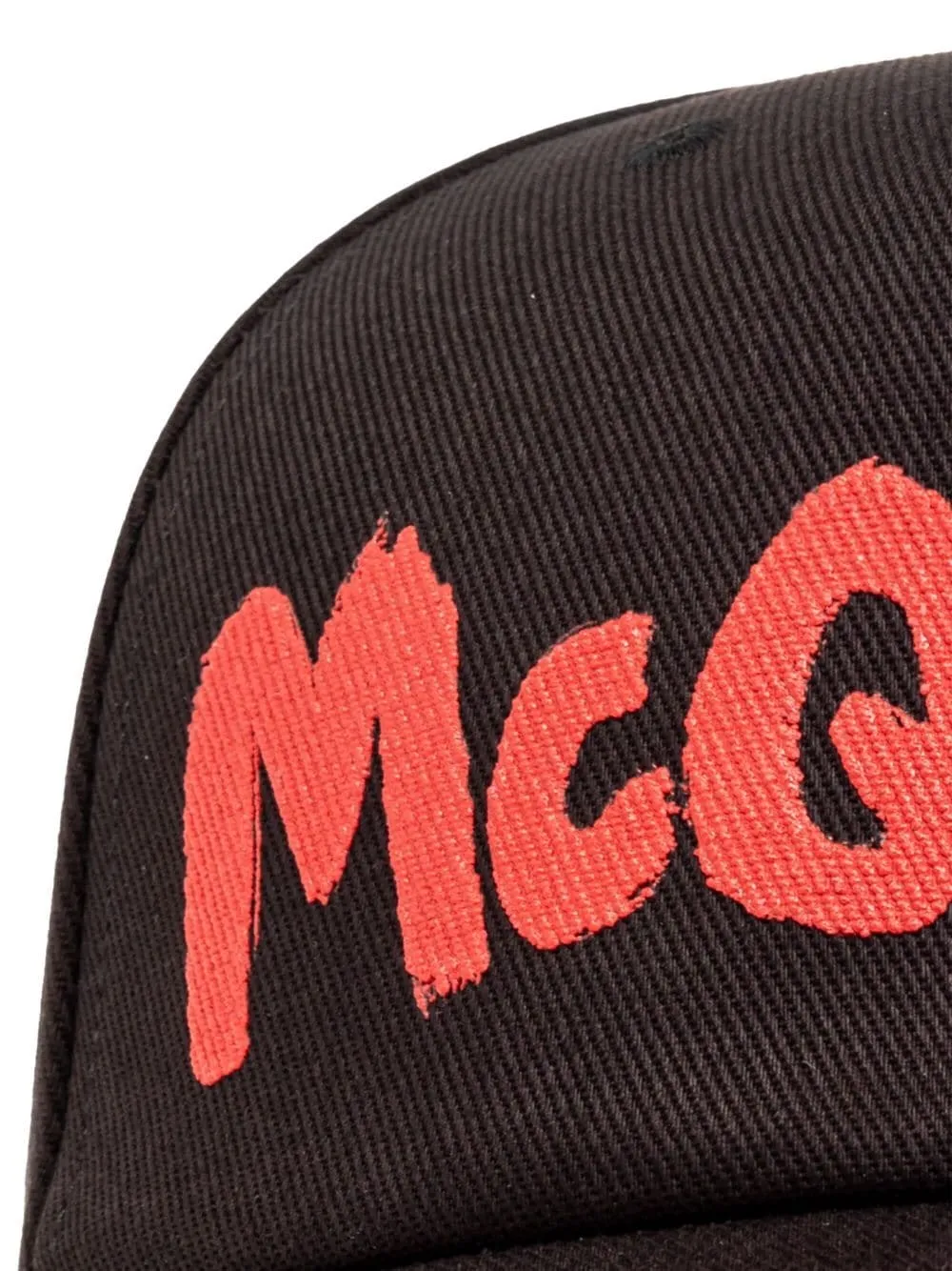 Alexander McQueen-Cappello da baseball con stampa