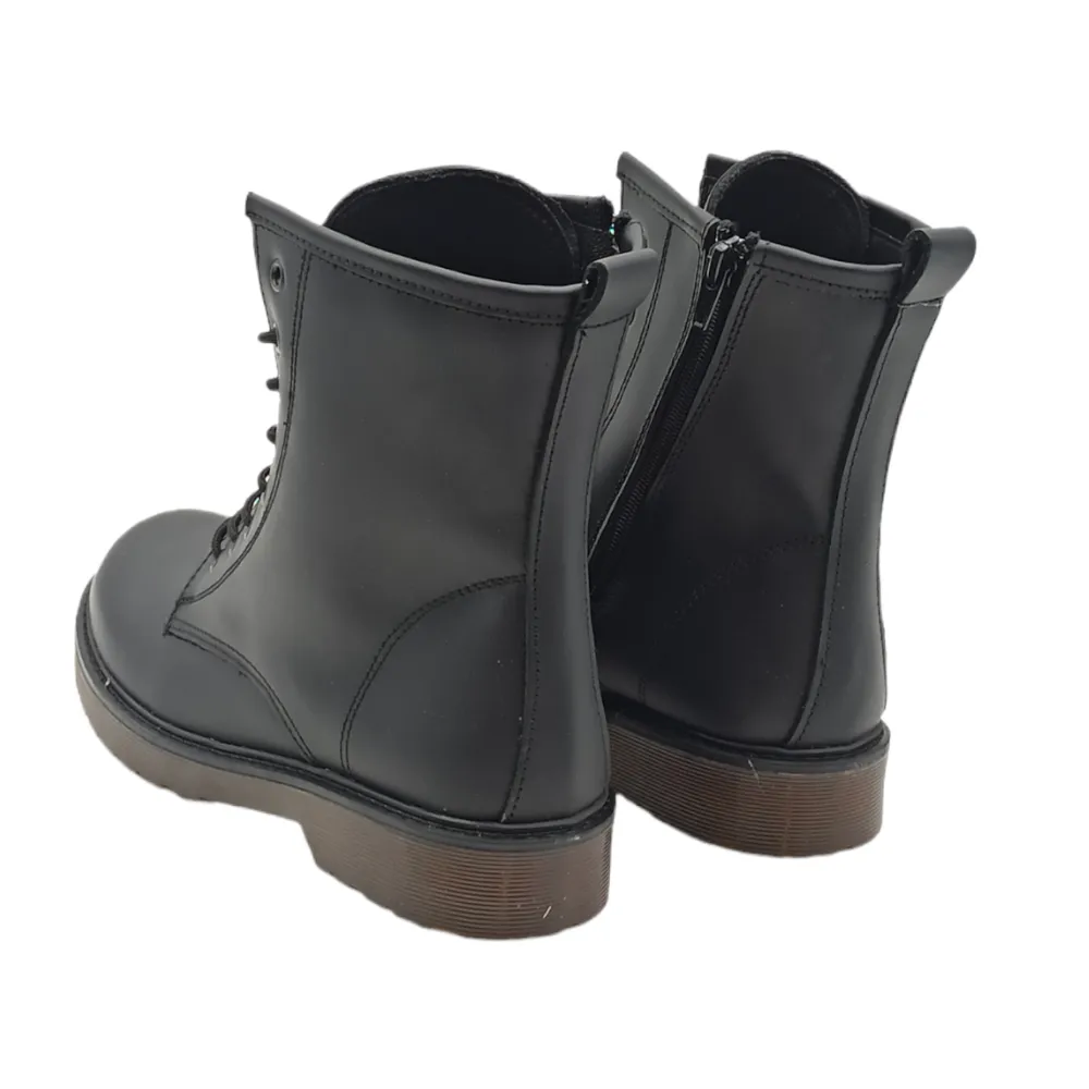 Anfibio donna in pelle D.Scudieri 170D VIT NERO