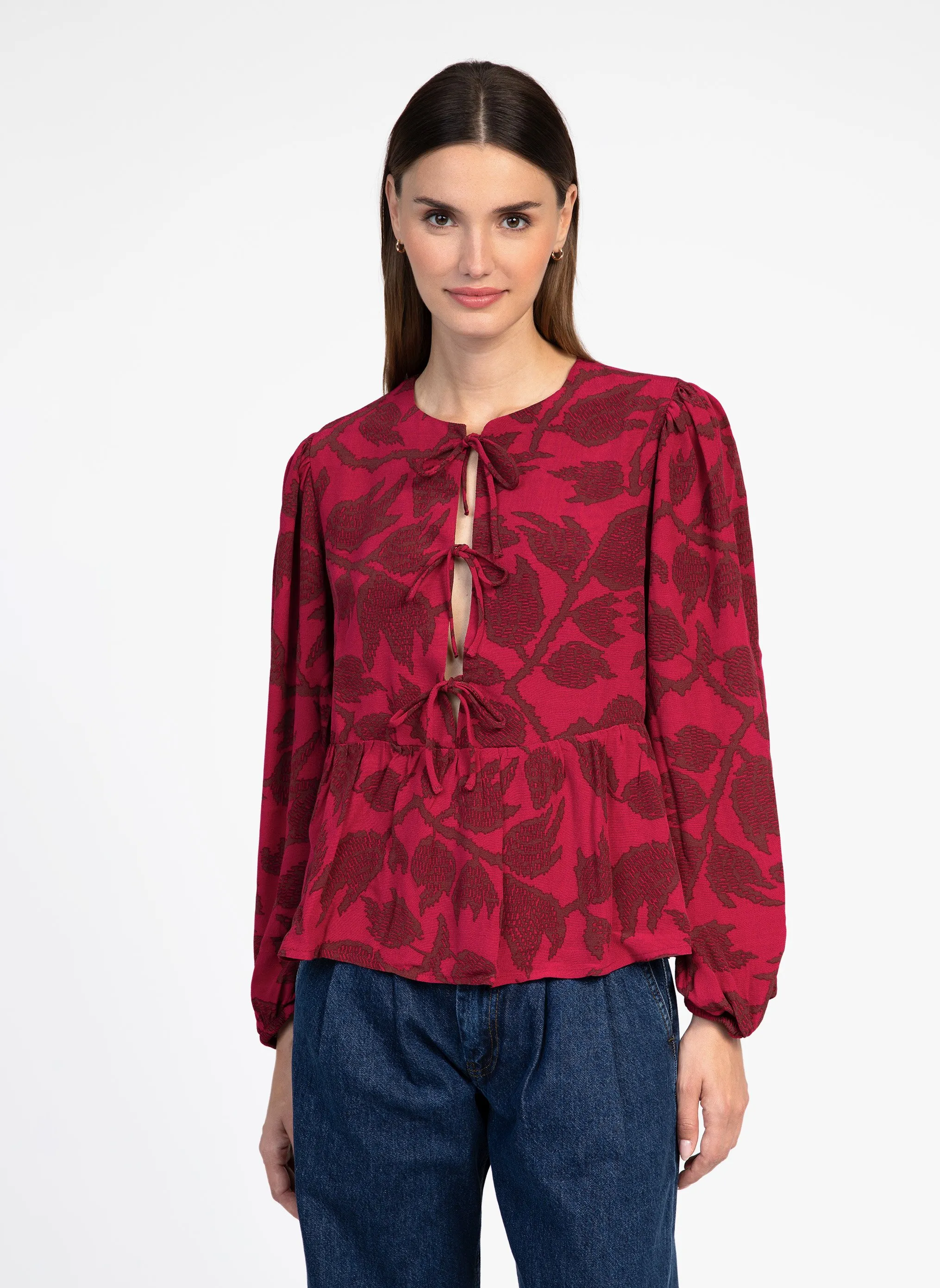  AN'GE   KAVELY - Blusa dritta stampata | 