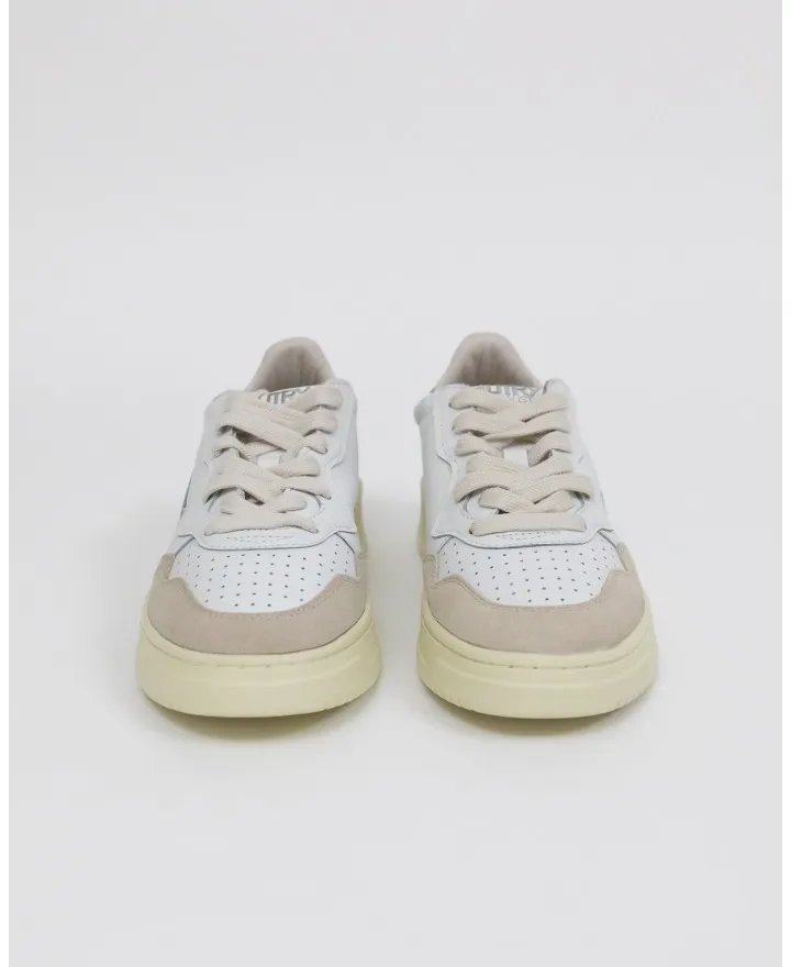 Autry - Scarpa Medalist Pelle/Suede Bianca/Beige Uomo