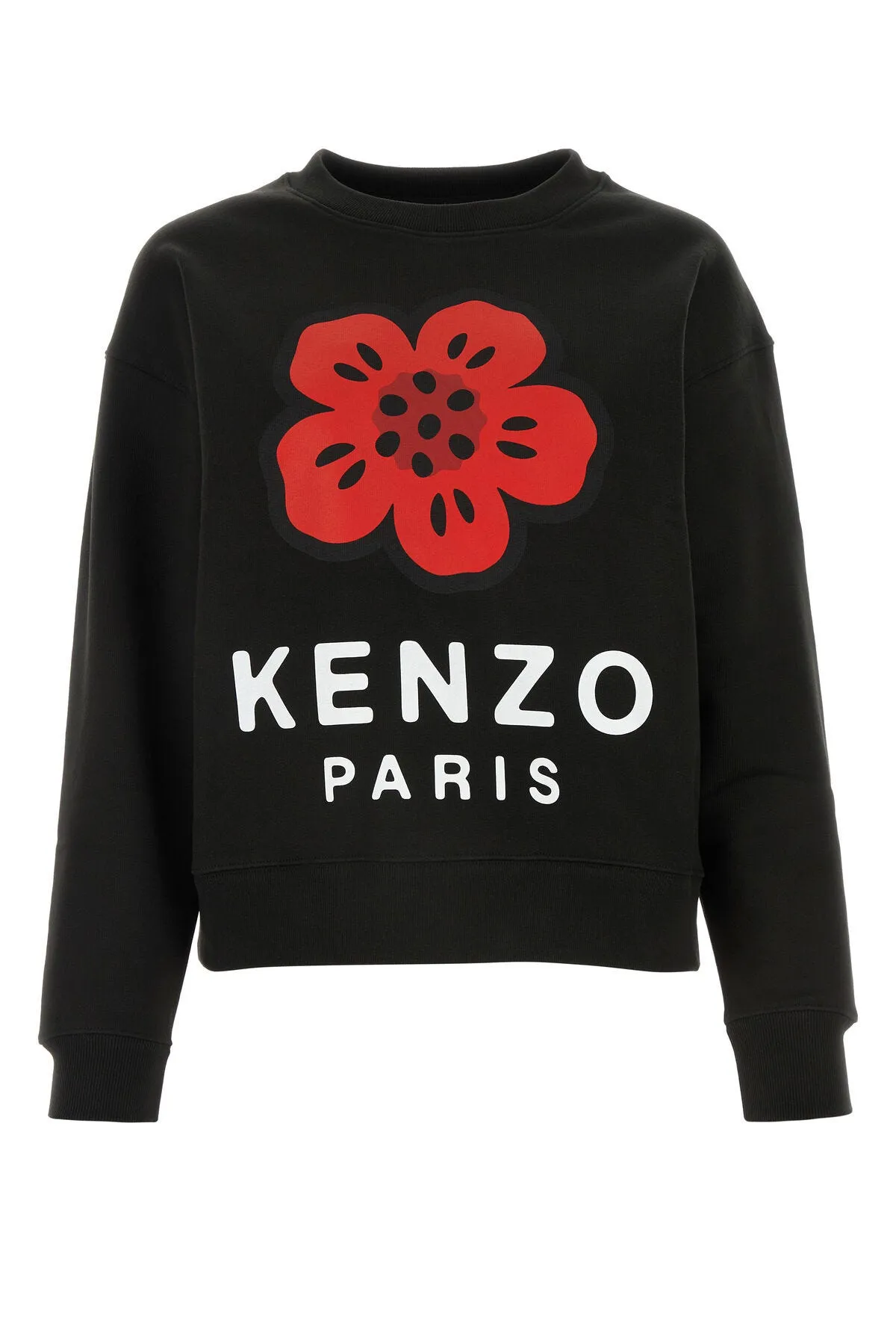 Black stretch cotton sweatshirt    