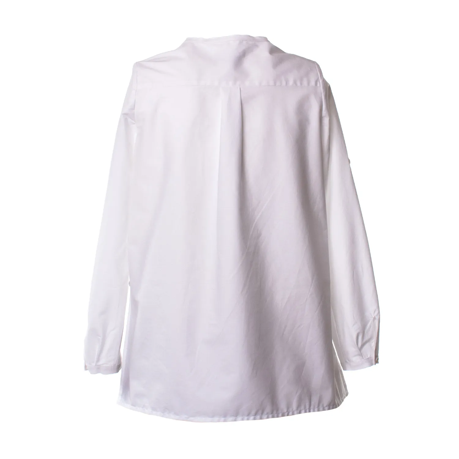Blusa Bianca Ricami Colorati Bambina Teen
