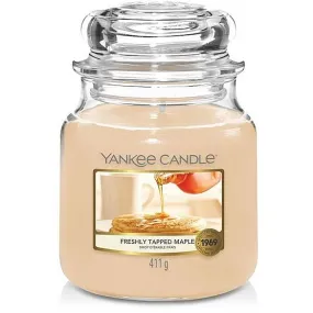 Candela Yankee Candle Giara, Media Woodland Roadtrip colore Beige