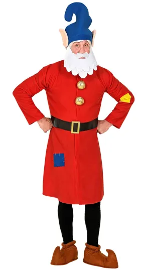 Costume da nano rosso per adulto
