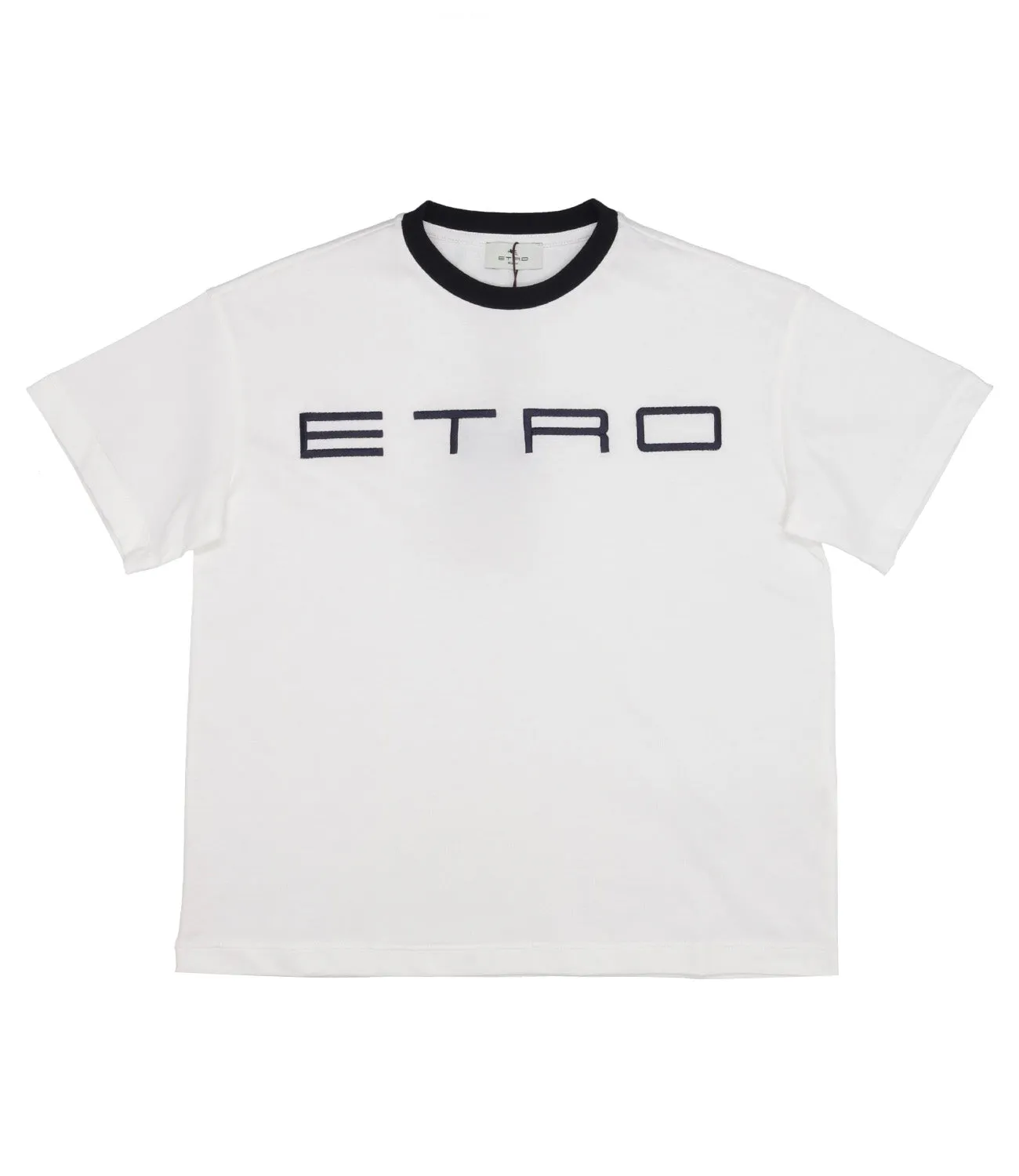 Etro Kids | T-Shirt Bianco e Blu