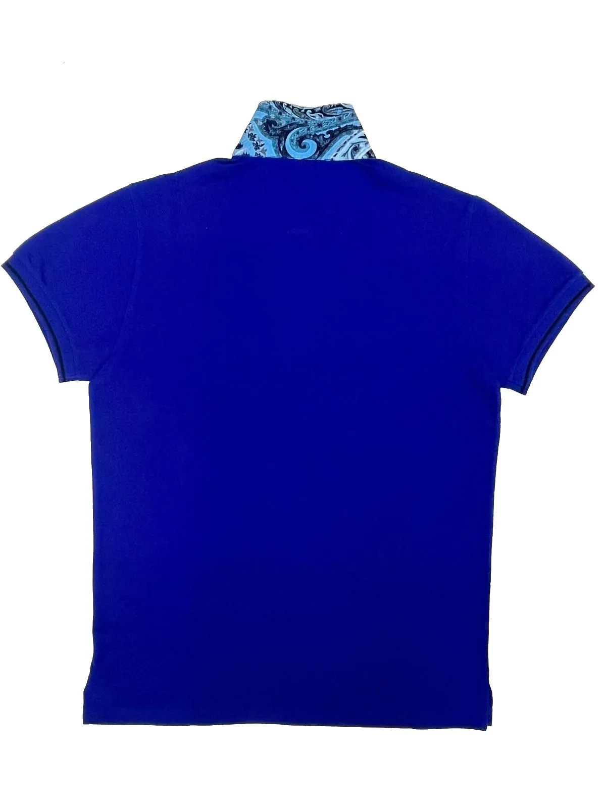 ETRO   POLO BLU IN COTONE