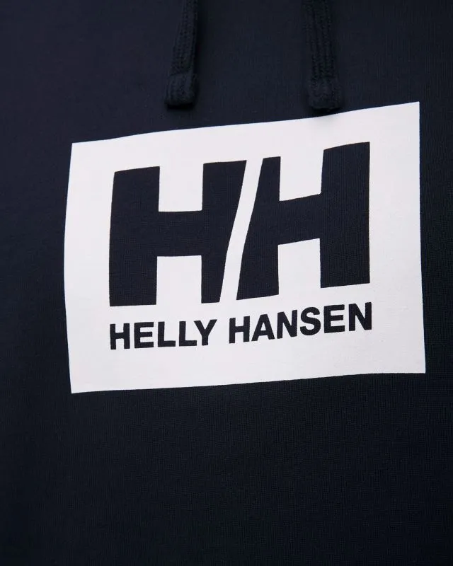 Granatowa bluza męska Helly Hansen HH Box Hoodie 53289-598