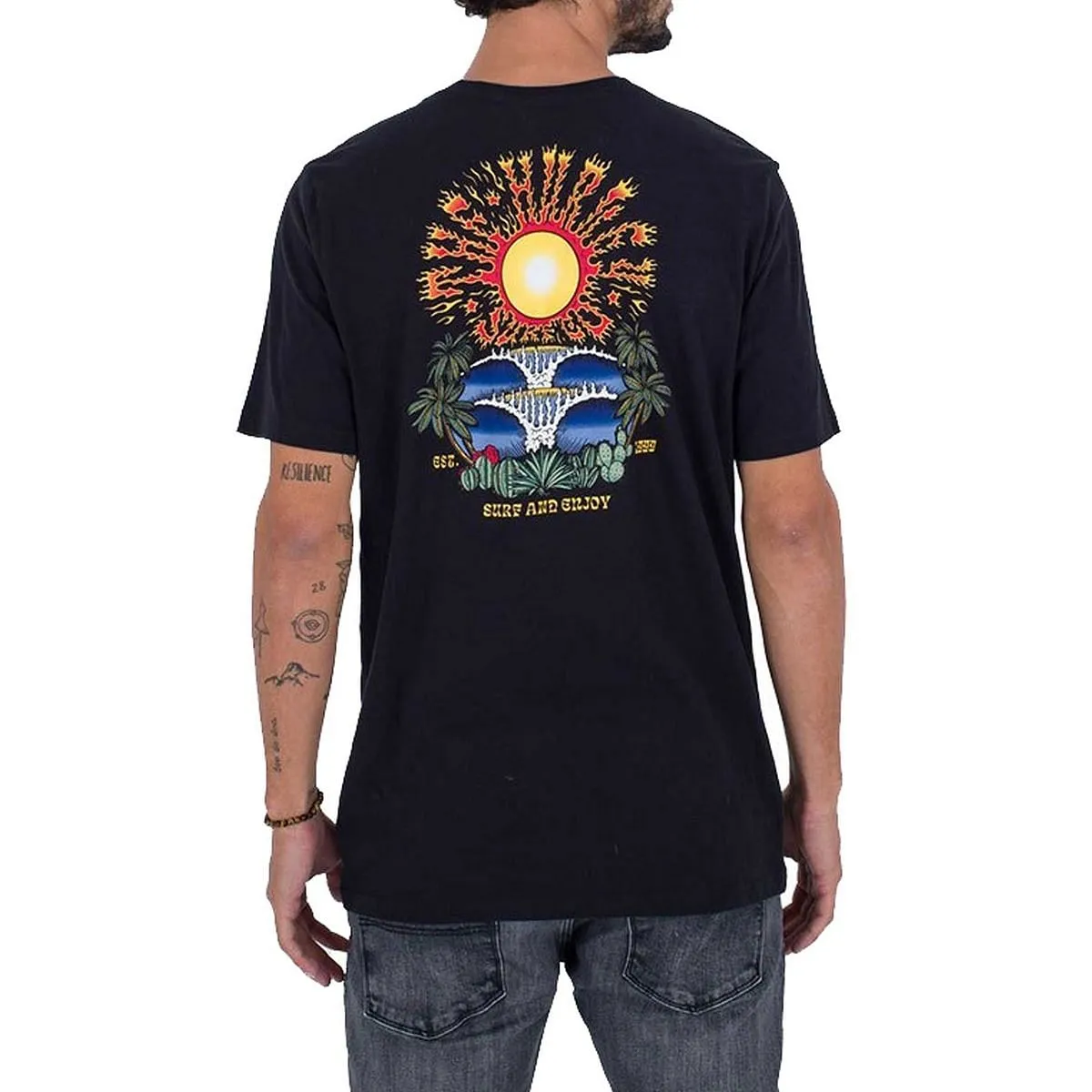     HURLEY T-SHIRT EVERYDAY BURNING SUN  