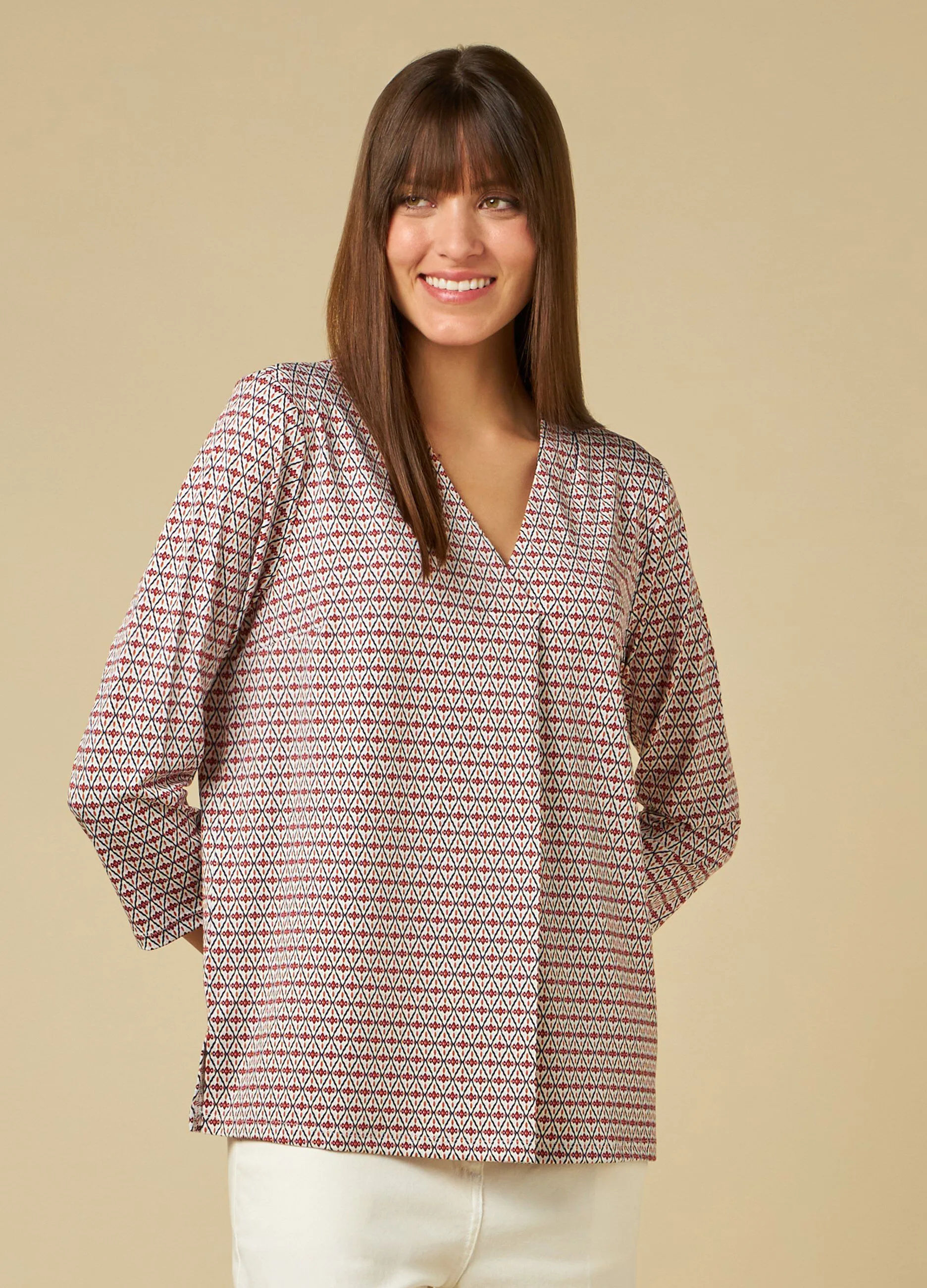 IWIE  Blusa in creponne donna