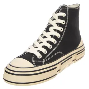 Jeffrey Campbell JC Play Endorphin-H Canvas Black Shoes - Scarpe Donna Nere    