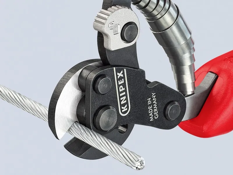 Knipex cesoie per cavi e funi con manici rivestiti bicomponente, 160mm