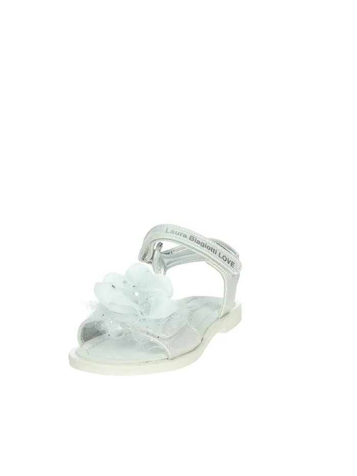 LAURA BIAGIOTTI LOVE  SANDALI BASSI 9033 BIANCO