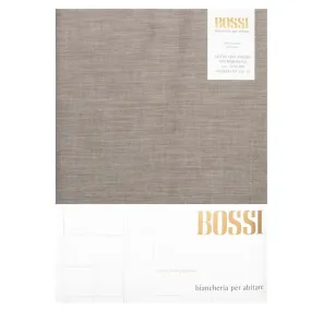 Lenzuolo di sotto matrimoniale 175x200 con angoli grigio 5171 