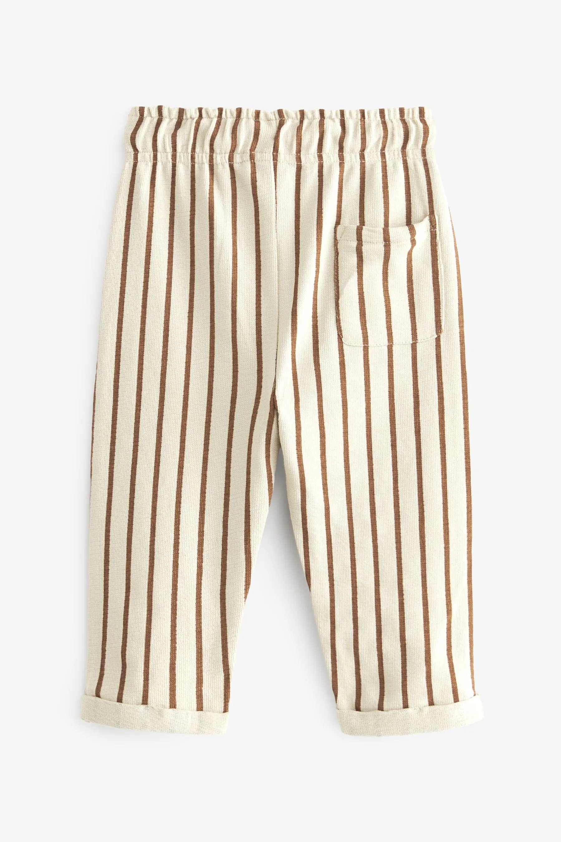 Lightweight 100% Cotton Stripe Jersey Joggers (3mths-7yrs)    