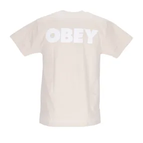 Maglietta Uomo Obey 2 Classic Tee Cream