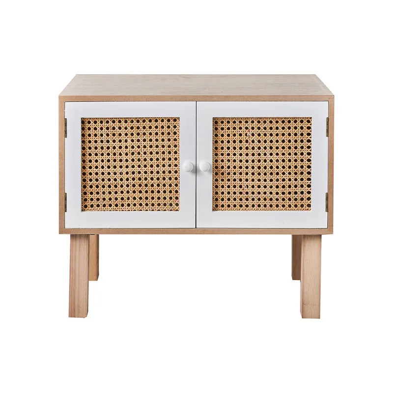 Novità Home Malibu - comodino bianco 2 sportelli