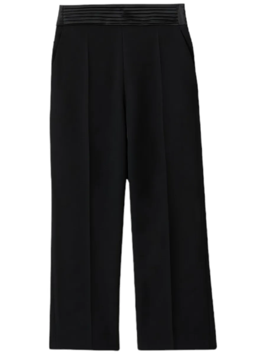 Pantalone con cinta di raso