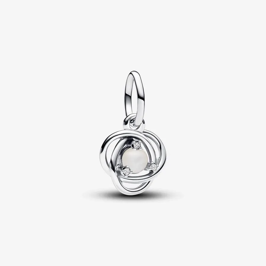 Pendente Cerchio Eterno Bianco Madreperla Artificiale Giugno - 793125C06