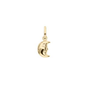 Pendente Luna in Oro Giallo 18kt