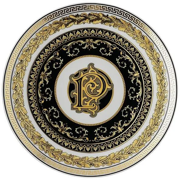 Piatto Porcellana Versace Virtus Alphabet