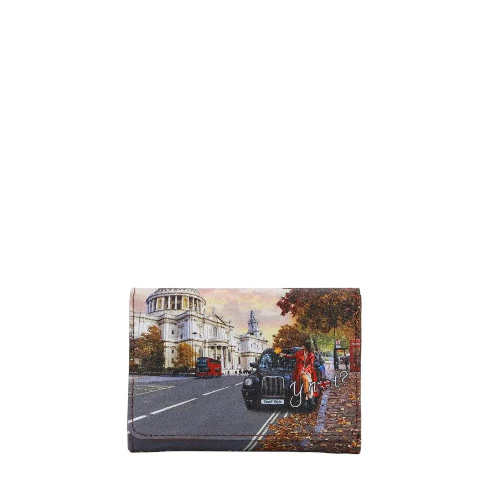 PORTAFOGLIO DONNA YNOT? YES BAG YES546S4 LONDON TOURIST