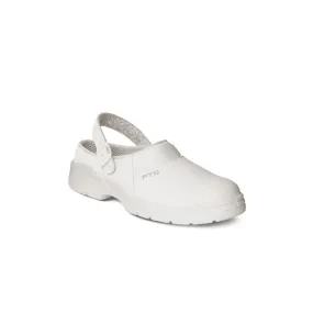Scarpe antinfortunistiche Bianche Mocassino antinfortunistico FTG Cook White SB A WRU FO SRC