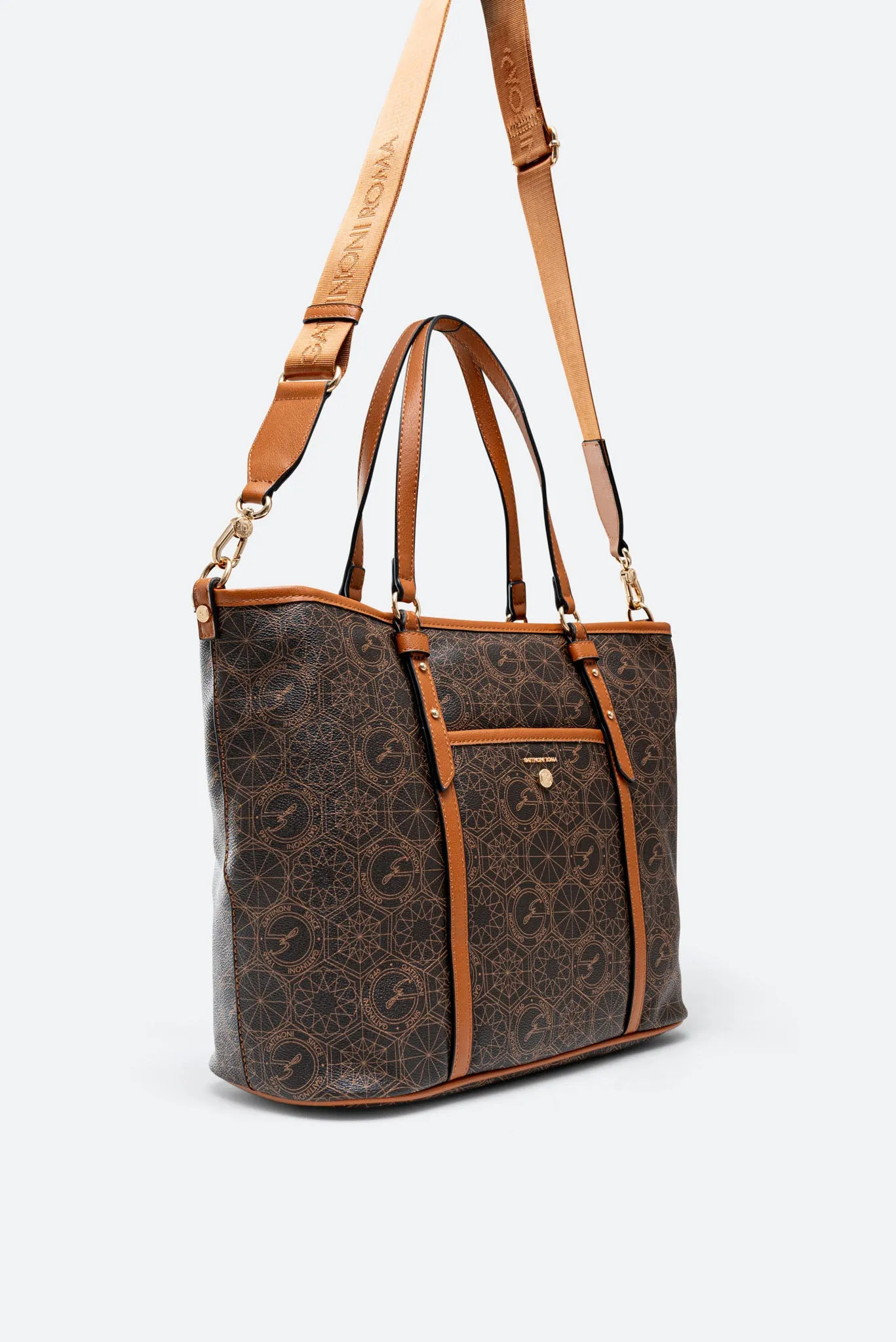 Shopping bag Teodosia Daily marrone