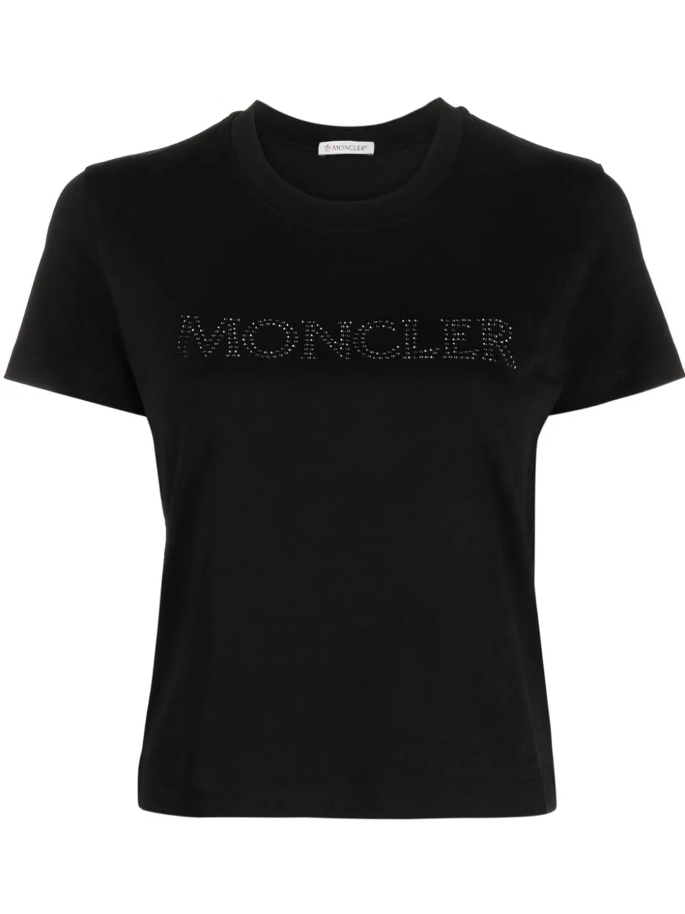 T-shirt nera con logo