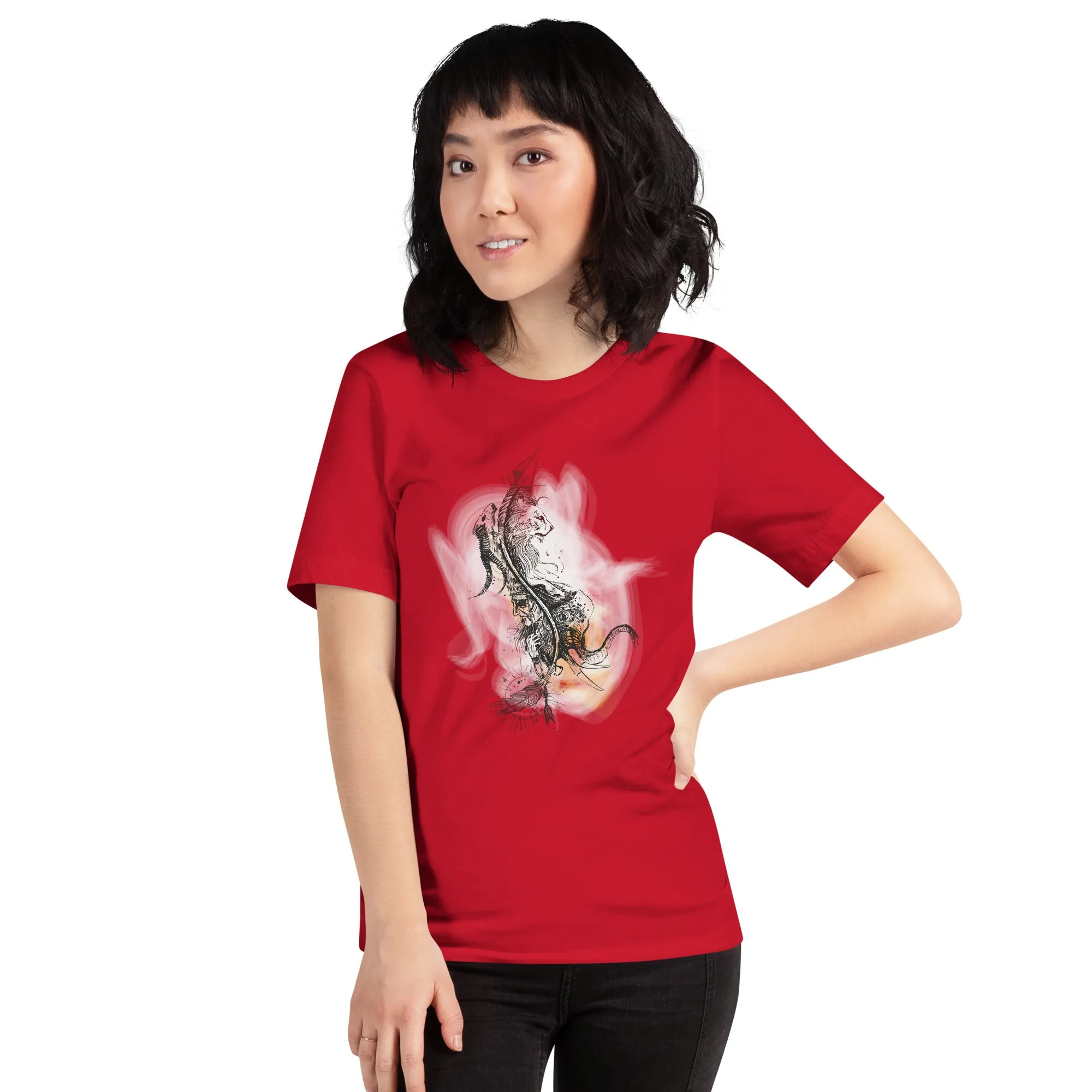 T-shirt unisex con disegno grafico