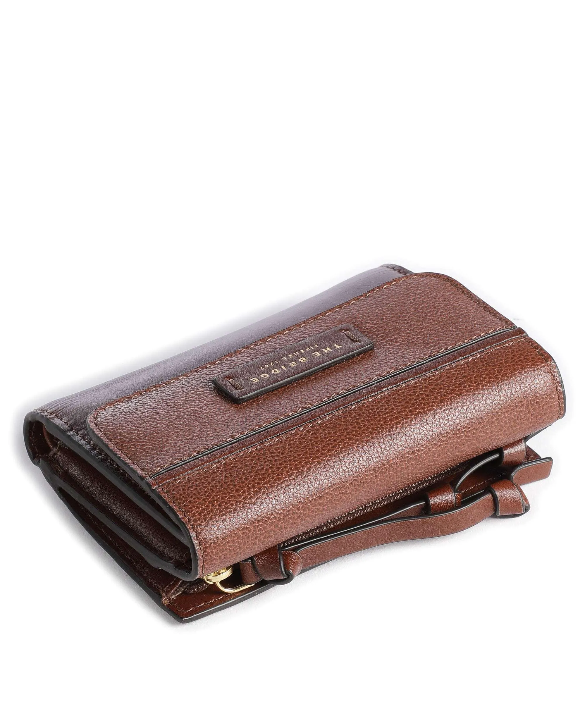  The Bridge Domitilla RFID Portafoglio pelle marrone  