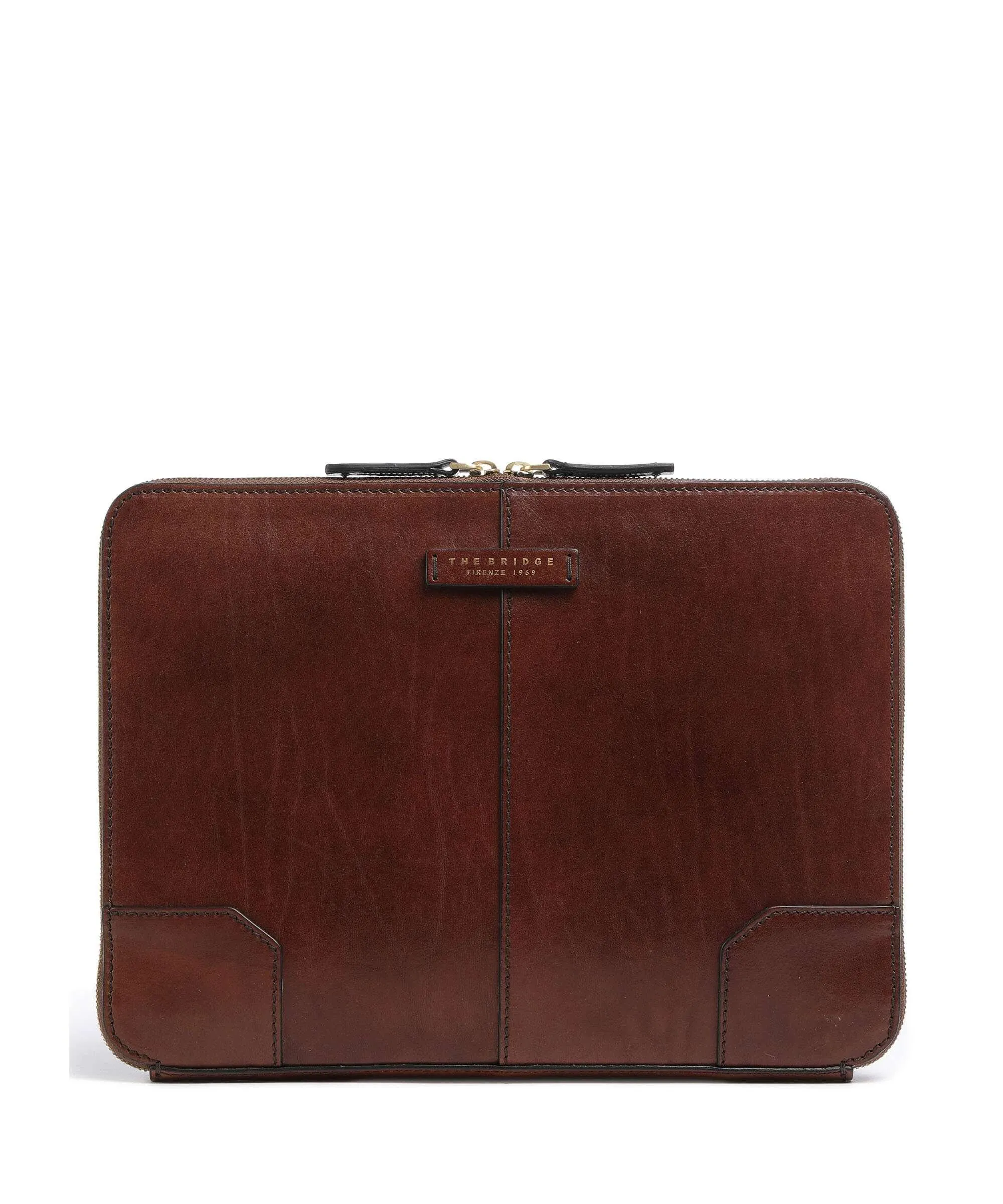  The Bridge Vespucci Custodia pc 13″ pelle di vacchetta liscia marrone  