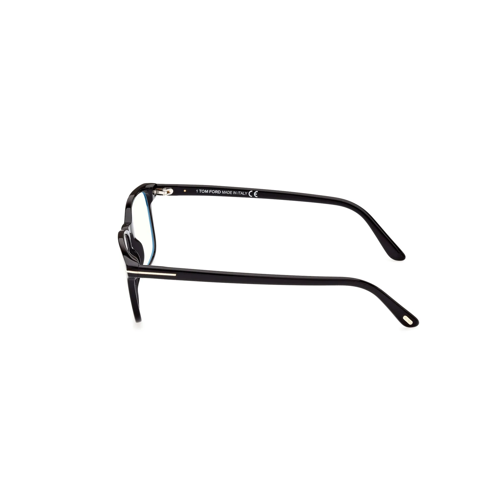   Tom Ford FT 5831-B Blu Filter 001 Nero Lucido | Occhiale Da Vista Uomo 