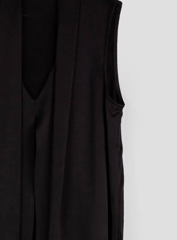 Top in viscosa nero - ottod'Ame