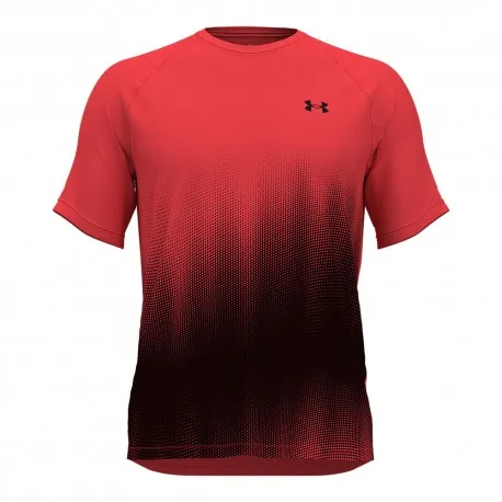 Under Armour Maglietta Palestra Tech Fade Rosso Uomo