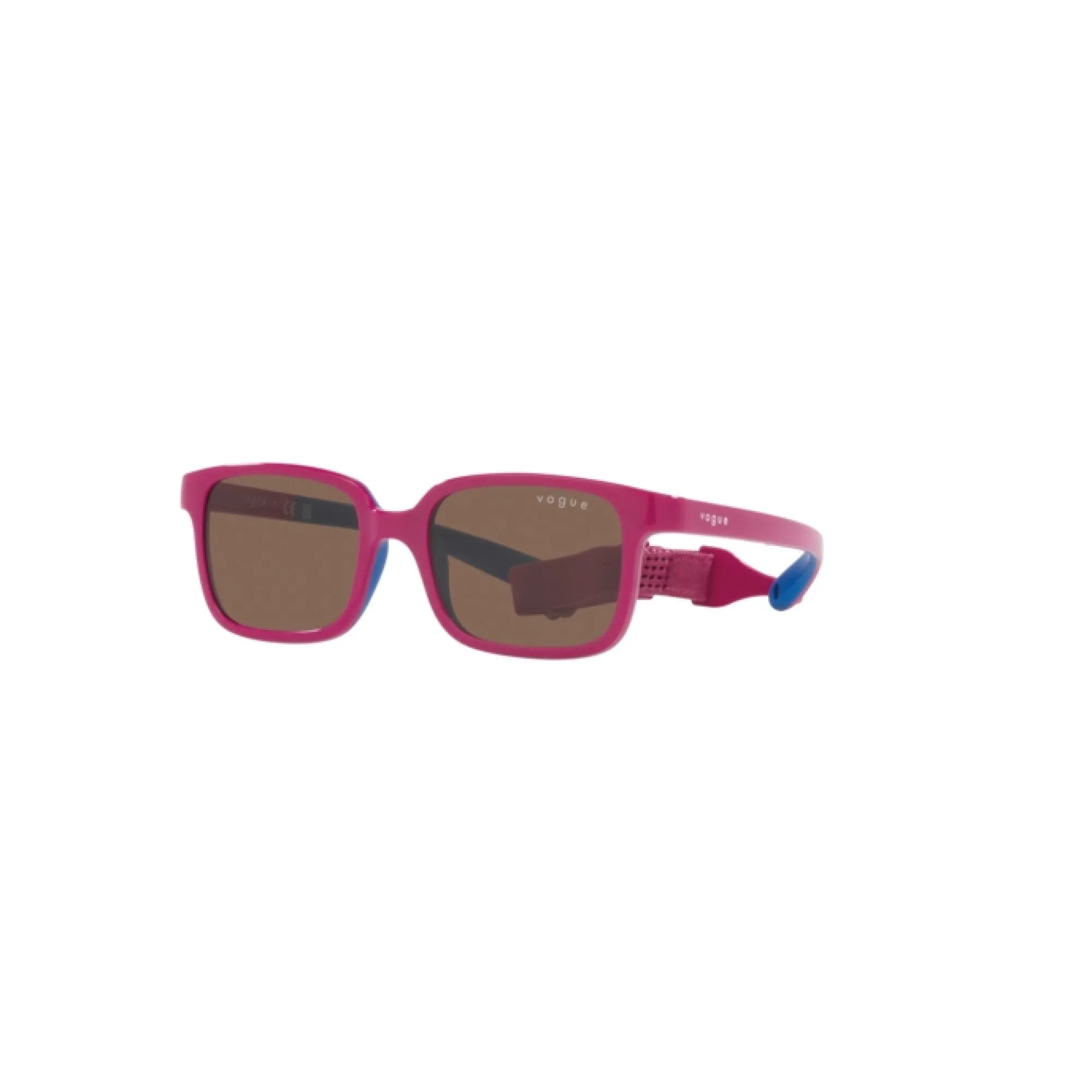   Vogue VJ 2017 - 256813 Rosa Piena Su Gomma Azzurra | Occhiale Da Sole Bambino Unisex 