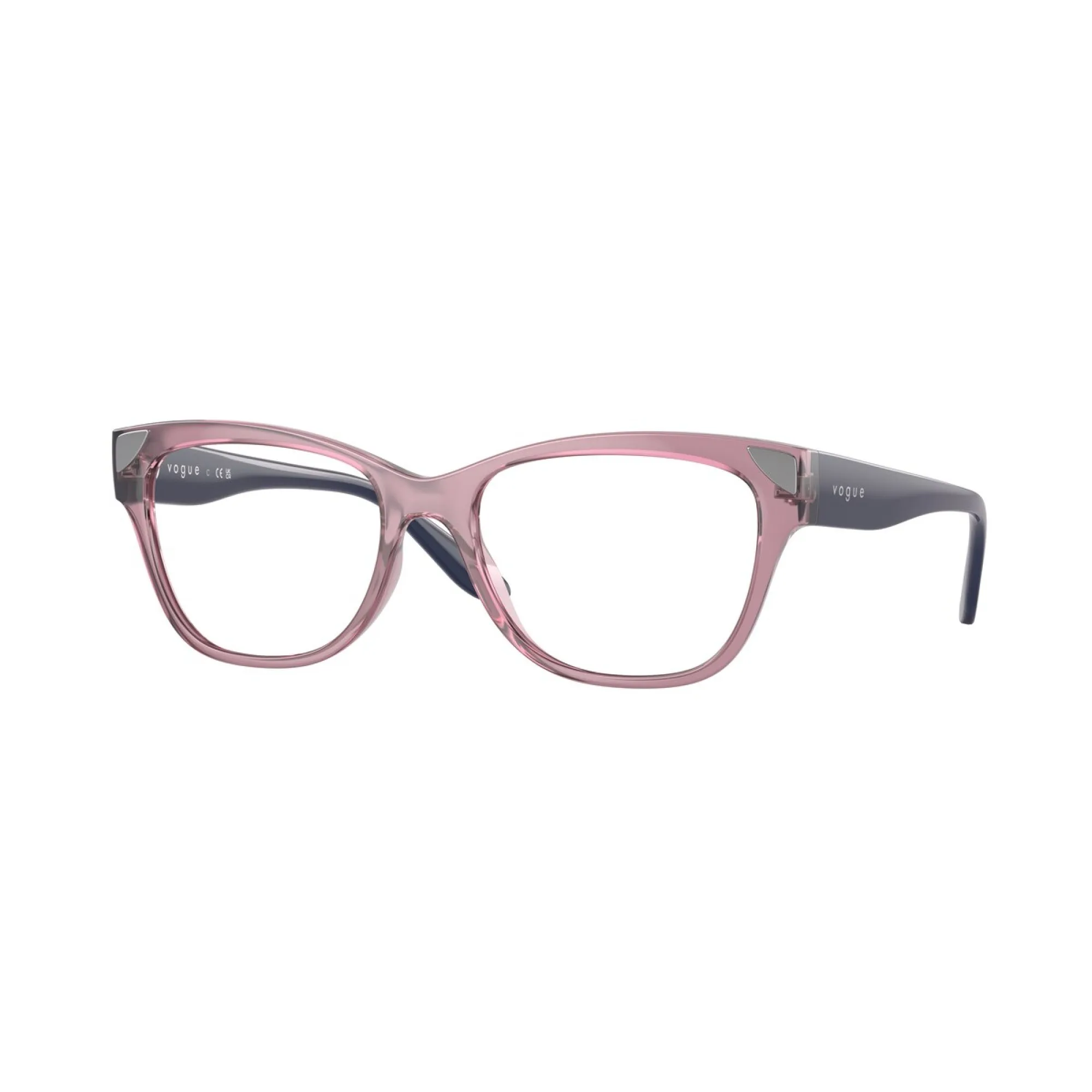   Vogue VO 5454 - 3024 Rosa Scuro Trasparente | Occhiale Da Vista Donna 
