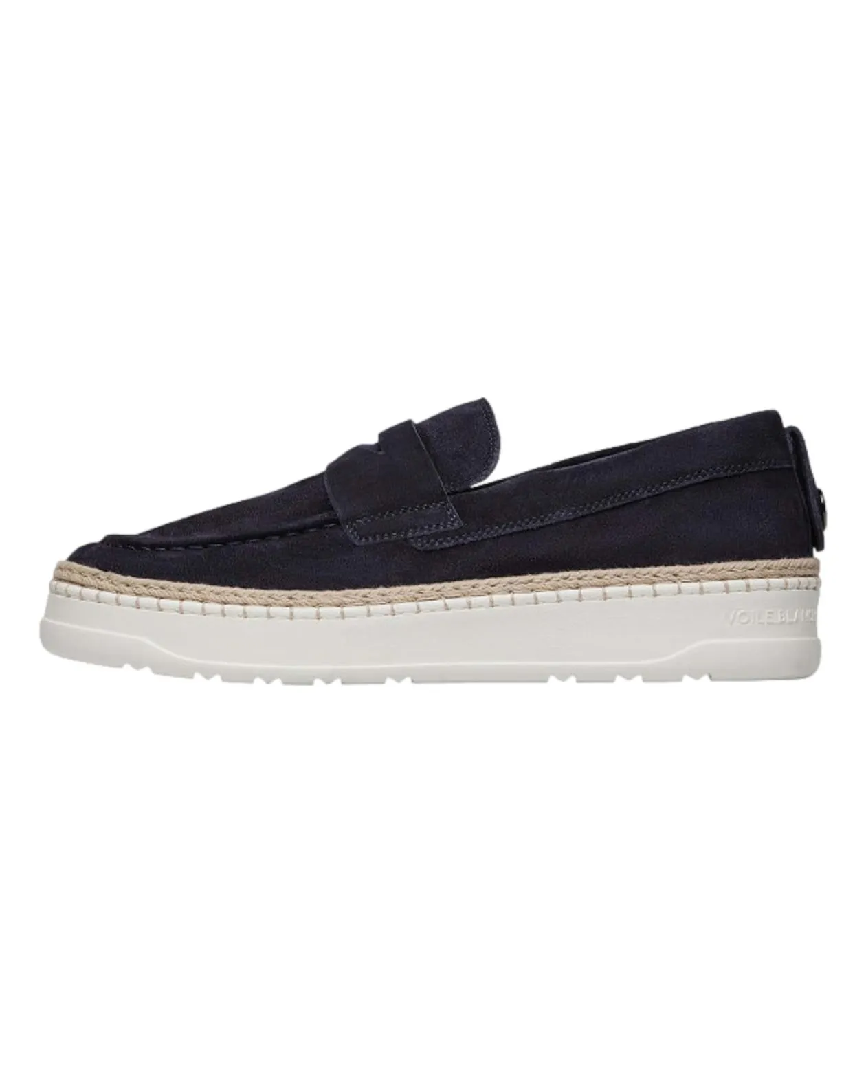 Voile Blanche – Mocassino layton blu