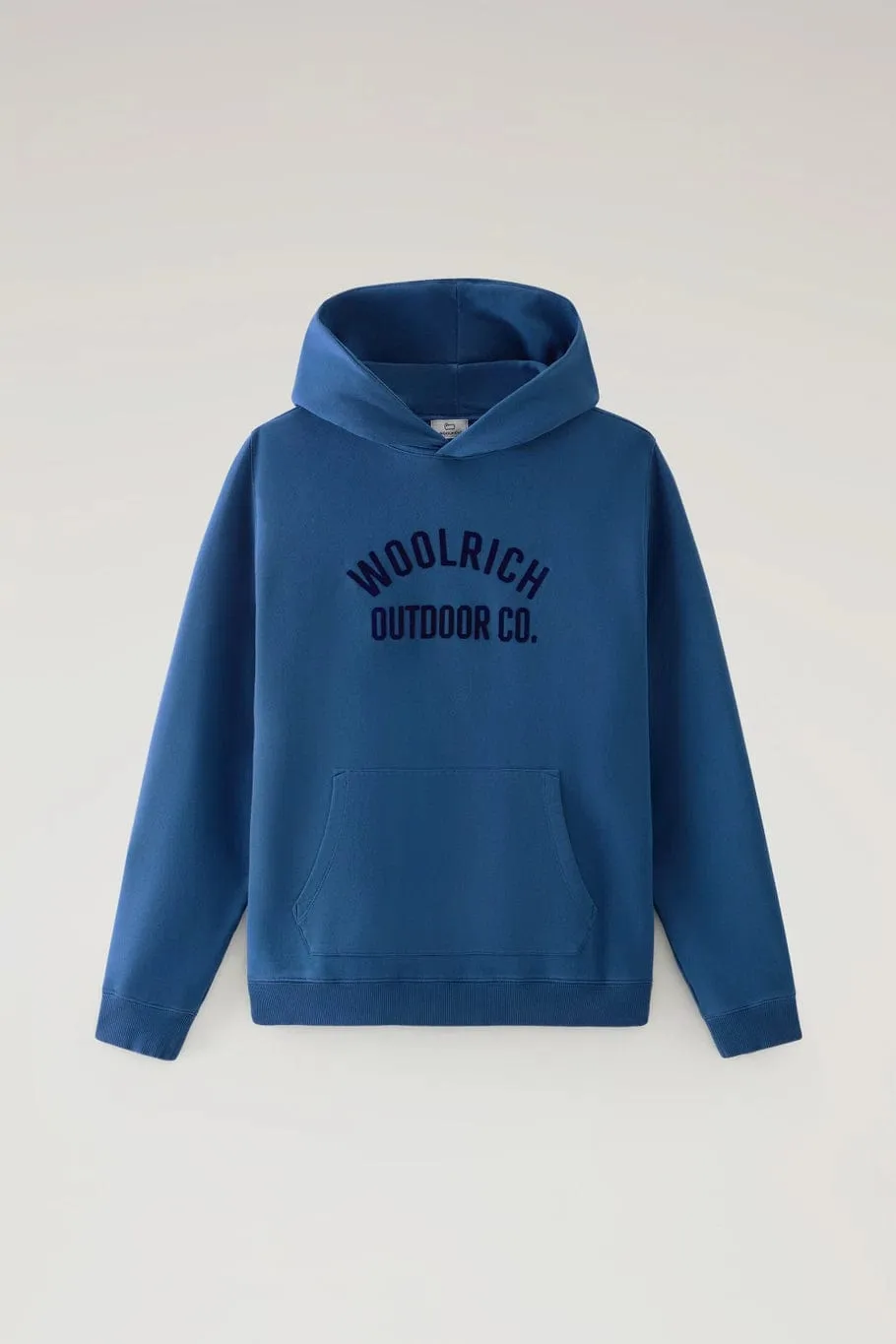 Woolrich Organic Cotton Script Hoodie