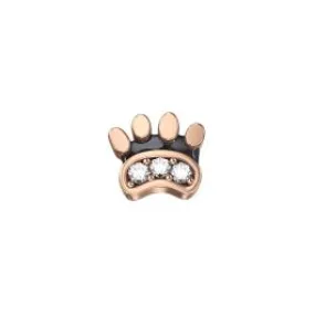 Zampa Gatto Elements In Oro Rosa E Diamanti